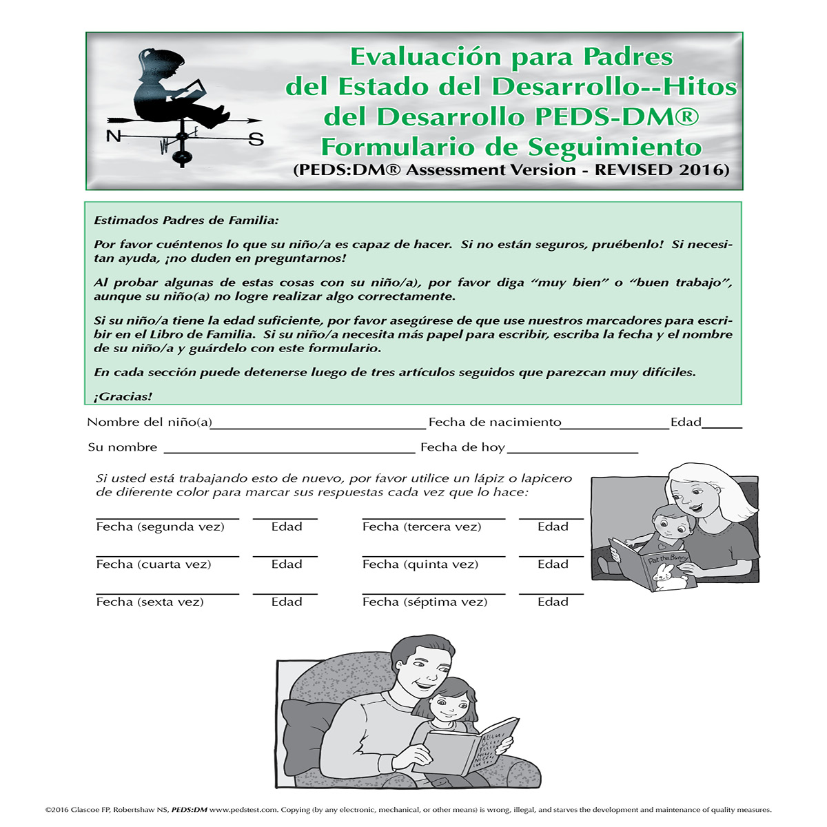 #845-PEDS:DM Assessment Level Booklet Spanish
